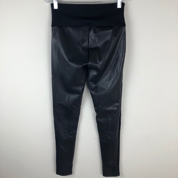 Assets- Spanx Black faux leather leggings size: S - Picture 6 of 10